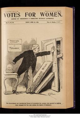 Votes for Women April 30 1909 p. 1