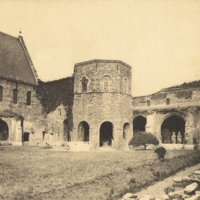 Foto Sint-Baafsabdij 20e eeuw.
